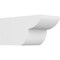 Ekena Millwork Standard Crestline Architectural Grade PVC Rafter Tail, 6"W X 6"H X 12"L RFTP06X06X12CRE - alternate 1